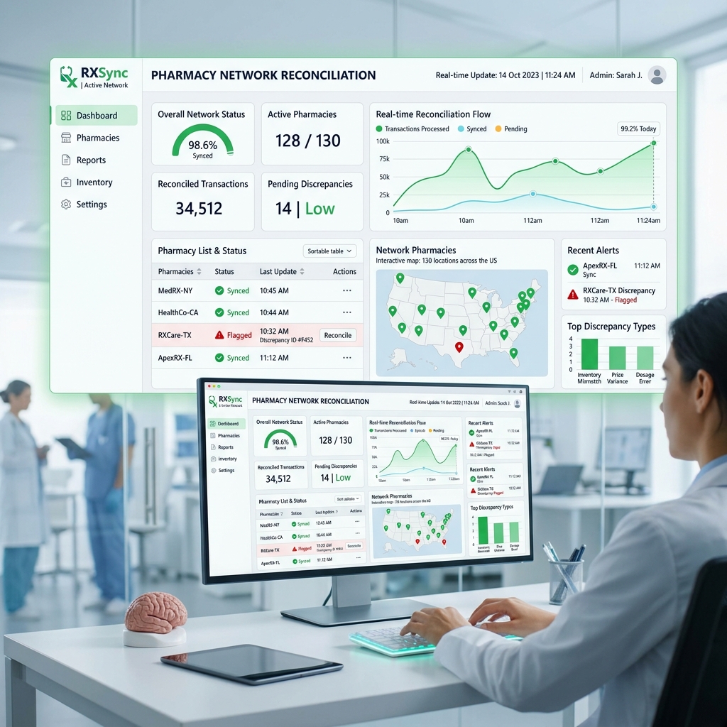 Rekonsiliasi Keuangan Real-time untuk Jaringan Apotek Nasional